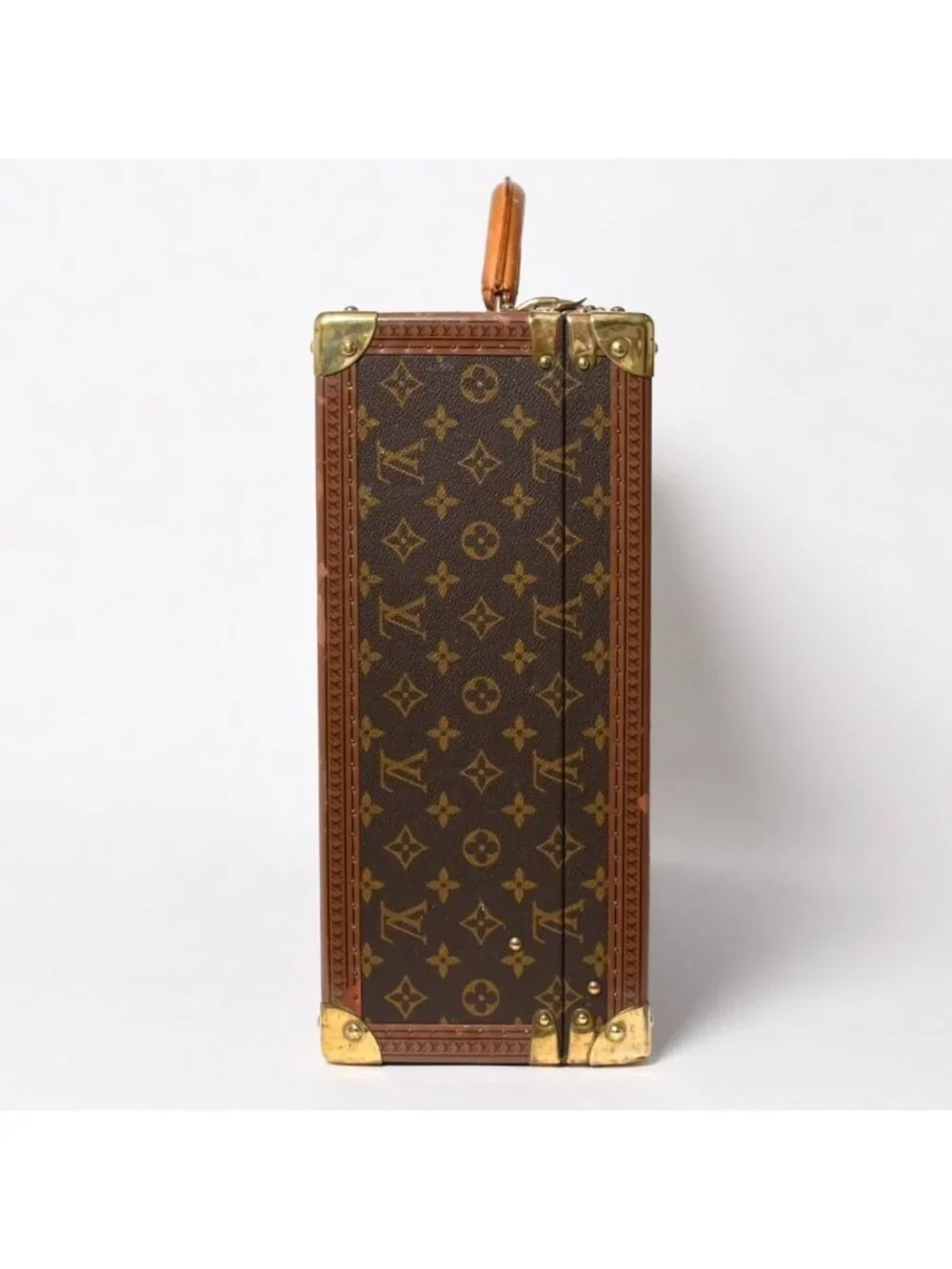 Louis Vuitton Alzer 55 Trunk Case Hard Monogram Leather